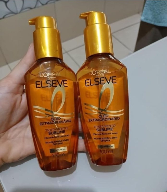 Kit Óleo Capilar Elseve L'Oréal Paris Óleo Extraordinário: Nutrição, Brilho - 2 Unidades