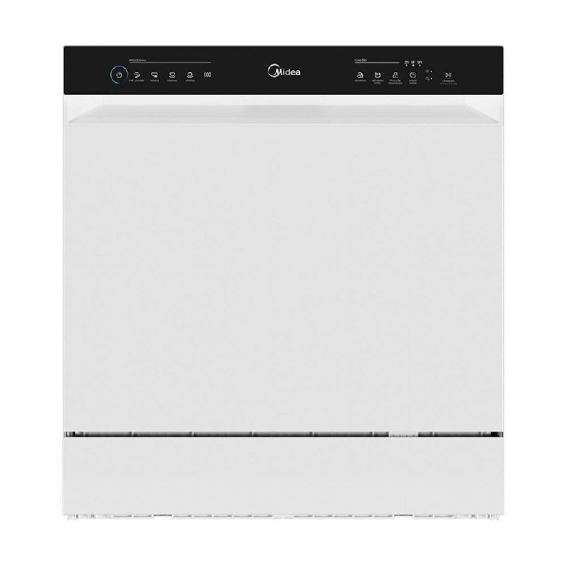 Lava-Louças Midea Touch Plus MDWTF08W1 8 Serviços Branco Painel Digital 110V