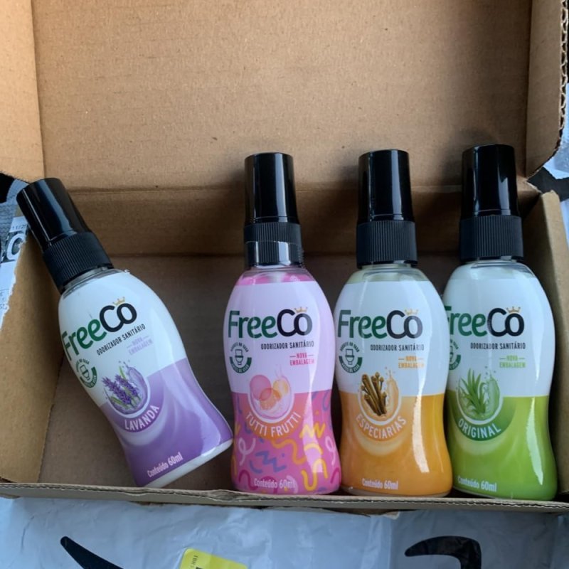 Pack com 4 un. Freecô Bloqueador De Odores Sanitários