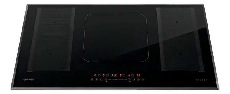 Dako Select Cooktop Indução 5 Bocas - 7200W - 2 Zonas Flexíveis