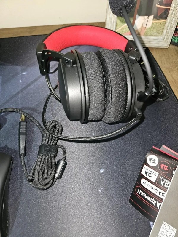 Headset Gamer Redragon Cragblade H541, Drivers De 53mm + Frete Grátis