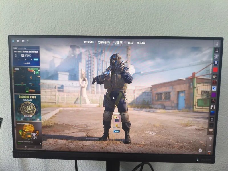 Monitor Gamer Phillips de 23.8" Full HD IPS com 200Hz