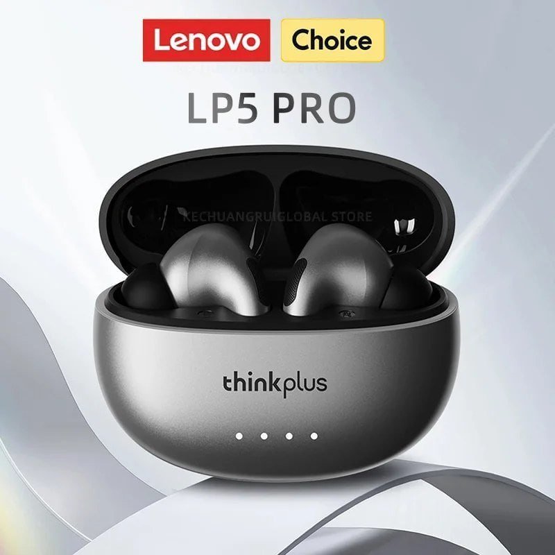 Fone Lenovo Lp5 Pro Tws Sem Fio Microfone e Longa Duração de Bateria 2025