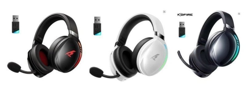 Headset Sem Fio Picun Kofire UG-06, 65h, Tri-mode, Driver 50mm Titan