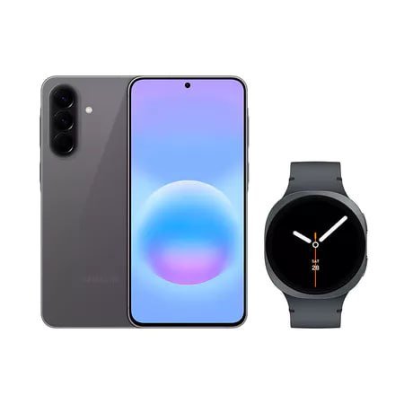 Galaxy A57 5G (128GB) - Cinza + Galaxy Watch8 BT 44mm - Grafite