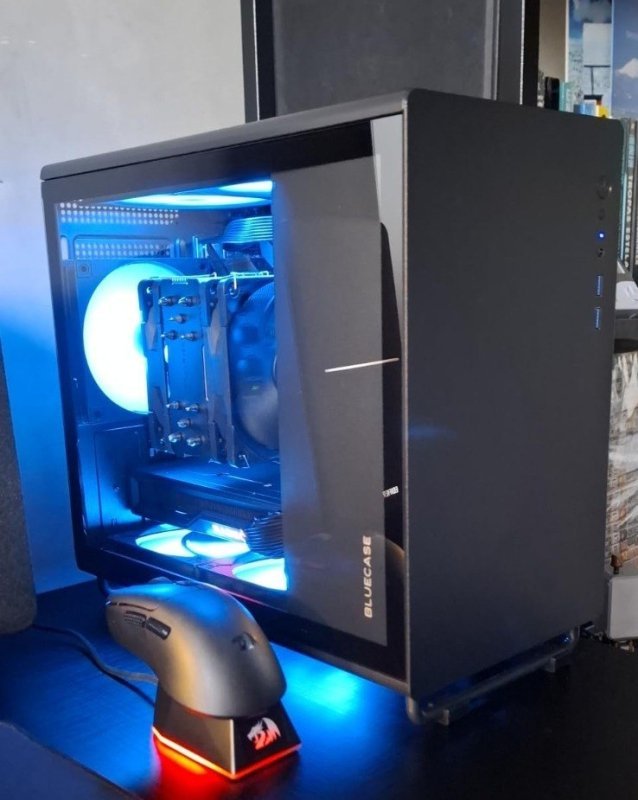 Gabinete Gamer BG-056 Tiny Pro com 5 Fans ARGB - Bluecase