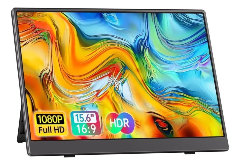 Monitor Portátil 15.6" Tela Externa HDR IPS 1080p Ultrafino