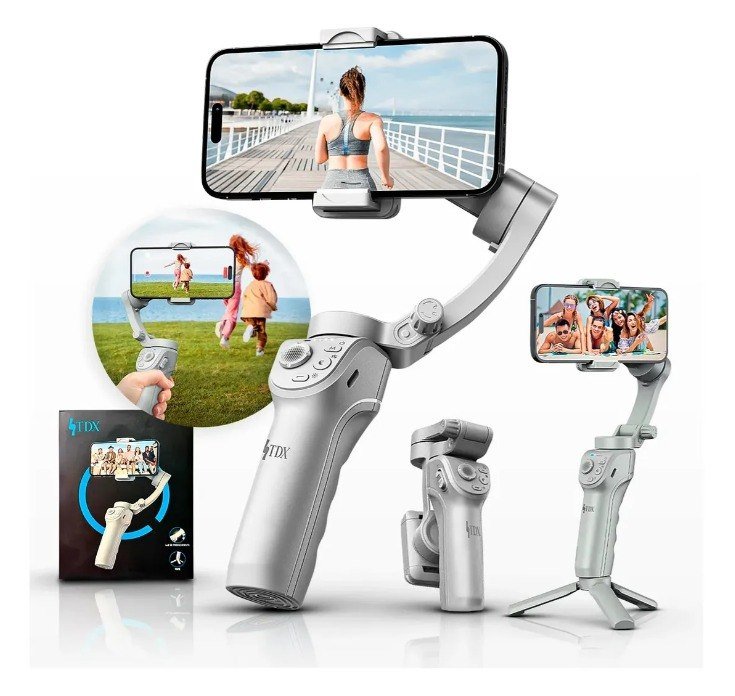Estabilizador Celular Gimbal 3 Eixos Para Tripé