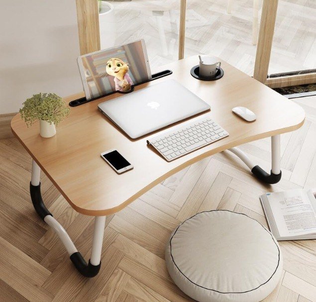 Mesa Portátil Para Notebook Suporte Cama Sofá MA, Cor Aleatório + Frete Grátis