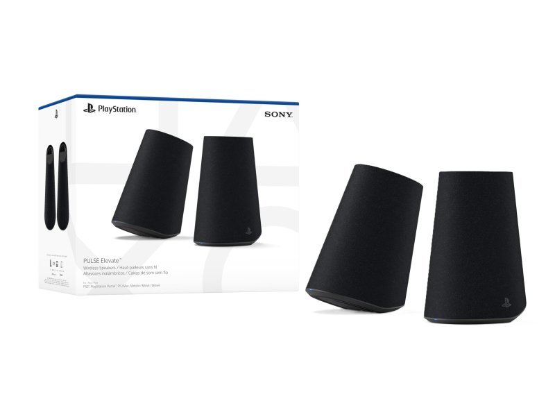 Alto-falantes sem fio PULSE Elevate Midnight Black