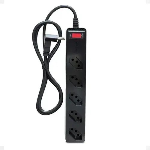 Iclamper Eletro 5 Filtro De Linha com Proteção Contra Surtos Dps Preto