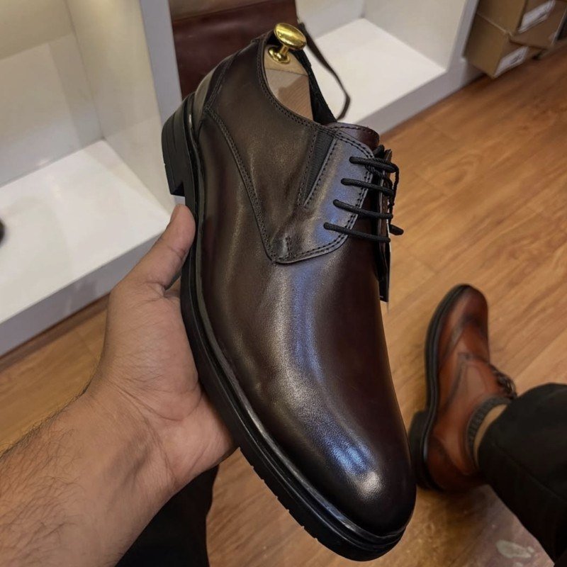 Sapato Casual Masculino Derby Oxford Confortável e Moderno