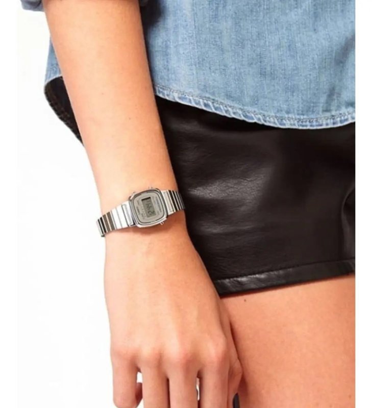 Casio Feminino Vintage Prata Mini - Clássico Original