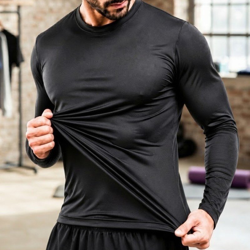 Camisa Manga Longa Uv 50 Proteção Masculino Sol Segunda Pele (P ao GG)