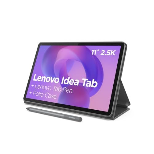 Tablet Lenovo Idea Tab 11" 90Hz - Octa-Core, 4GB RAM, 128GB, Wi-Fi 5, Android 15, Caneta e Capa