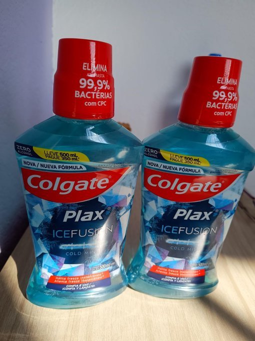 Enxaguante Bucal Colgate Plax Ice Fusion Cold Mint 500ml