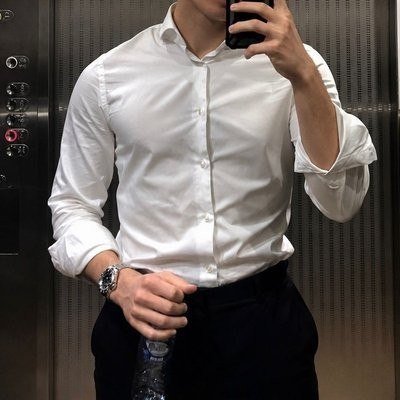 Camisa Social Masculina Slim Premium Manga Longa E Curta (PP ao G1)