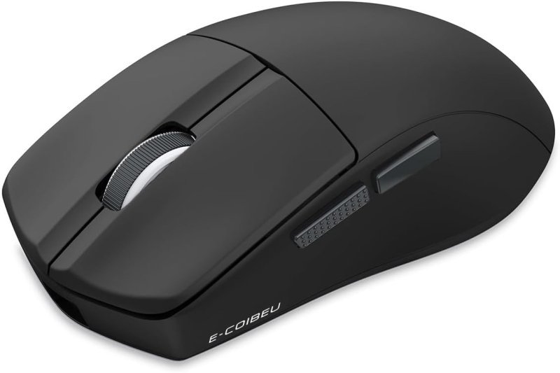 Mouse Sem Fio Gamer Leve, 2.4G, Bluetooth, USB-C, 4000DPI, 1000Hz, Bateria 400mAh