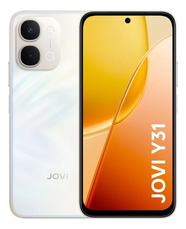 Jovi Y31 256GB 16GB RAM - Câmera 50MP Bateria 7200mah - Branco Lírio