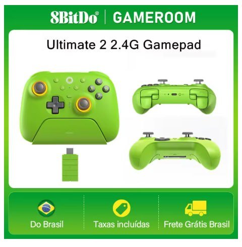 Controles 8BitDo com estoque no Brasil