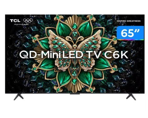 Smart TV 65" TCL 4K UHD MiniLED 65C6K
