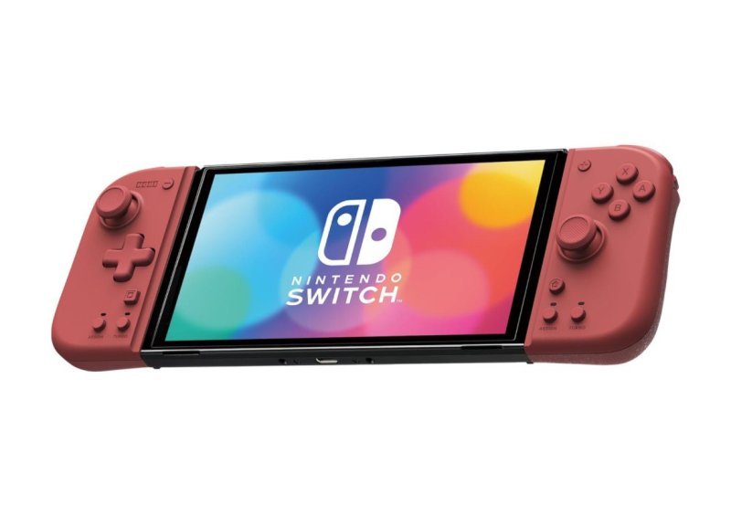 Controle Portátil HORI Split Pad Compact - Vermelho