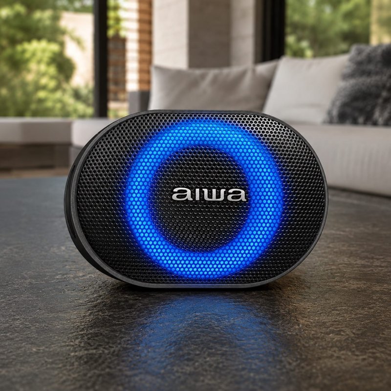 Caixa de Som Speaker Aiwa AWS-SP-06-B 10W Bluetooth IPX6