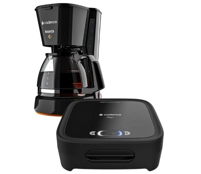 Kit Click Cadence - Sanduicheira e Cafeteira Desperta - 127V