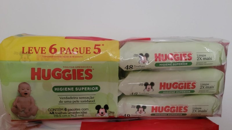 288 un. Lenços Huggies Higiene Superior