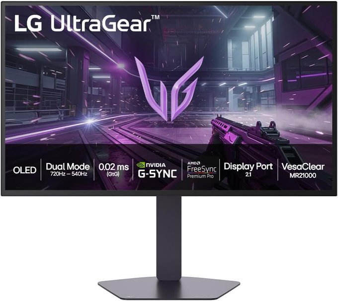 Monitor LG UltraGear OLED 32" UHD 4K 330Hz Dual Mode