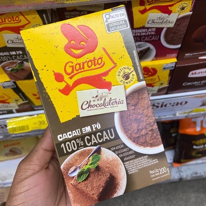 Garoto Cacau 100% Em Pó 200G