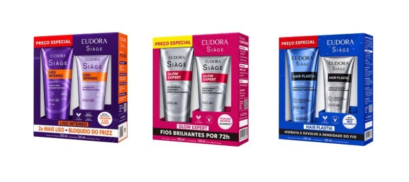 Kit Eudora Siàge Shampoo 250ml + Condicionador 125ml
