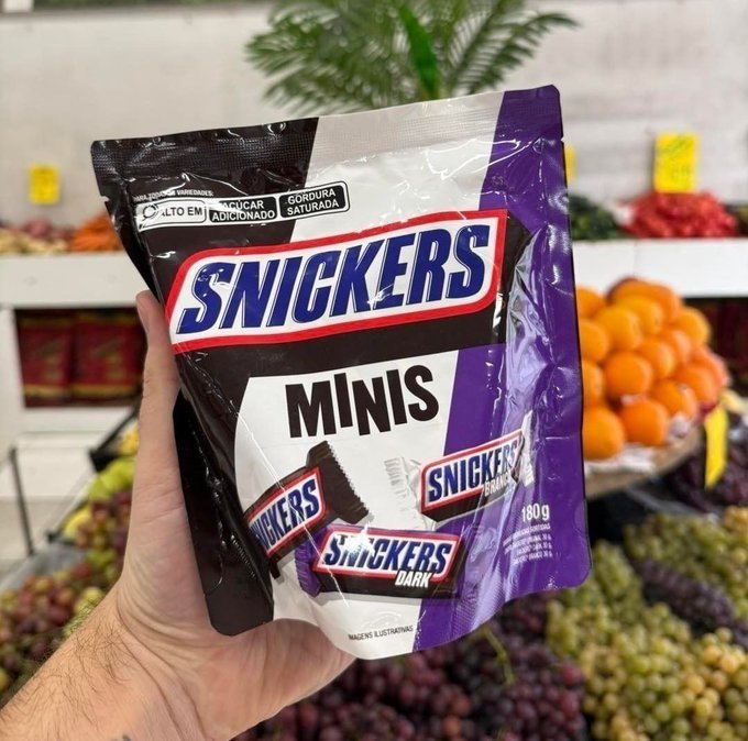 Chocolate Snickers Variedades Minis 180g