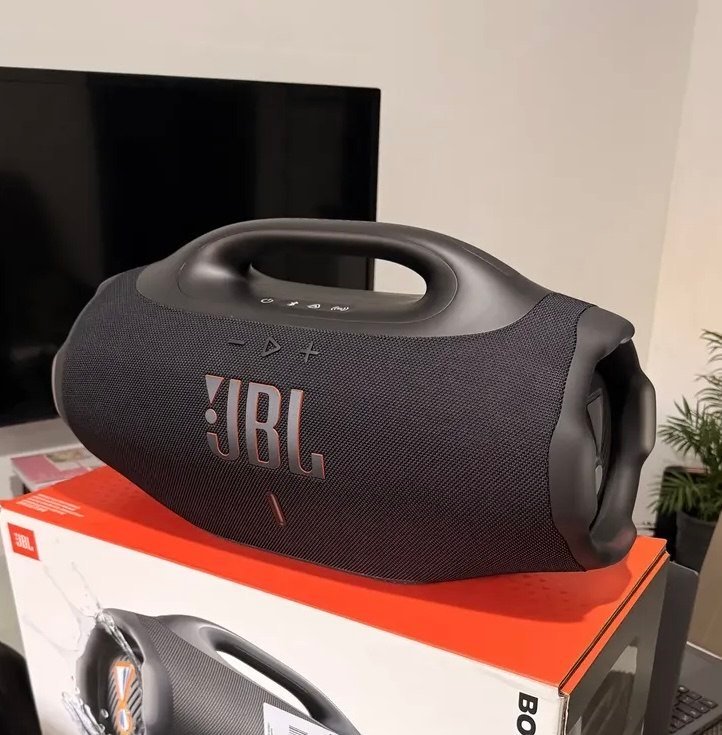 Caixa de Som Bluetooth JBL Boombox 4 Preta