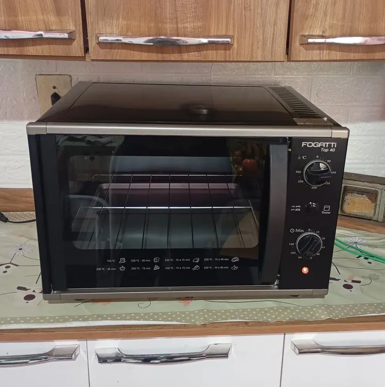 Forno Elétrico de Bancada Top 40L Black - Fogatti