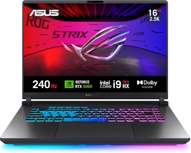 ASUS ROG Strix G16 - 512GB 16GB RAM - Intel Core i9 RTX 5060 - Eclipse Gray