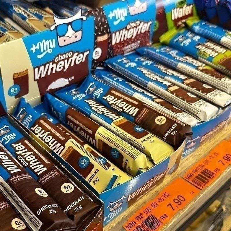 Mu Chocowheyfer Proteico Sabor Baunilha - Display com 12 unidades - 300g