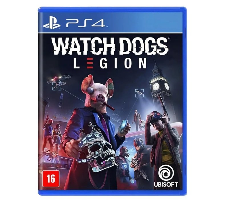 Jogo Watch Dogs: Legion, Mídia Física, PS4