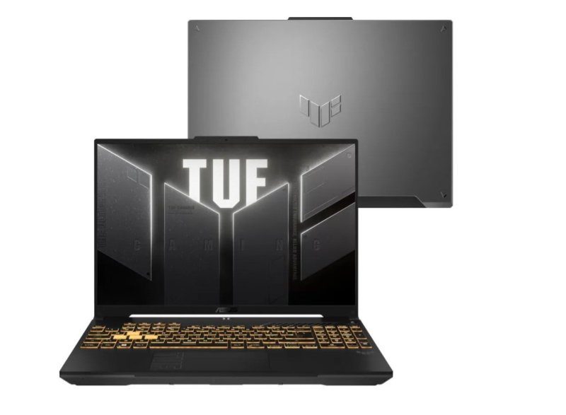 Notebook ASUS TUF Gaming F16 Core 5 NVIDIA RTX 4050 16GB Ram 512GB SSD Home Tela 16" FHD+ Mecha Gray