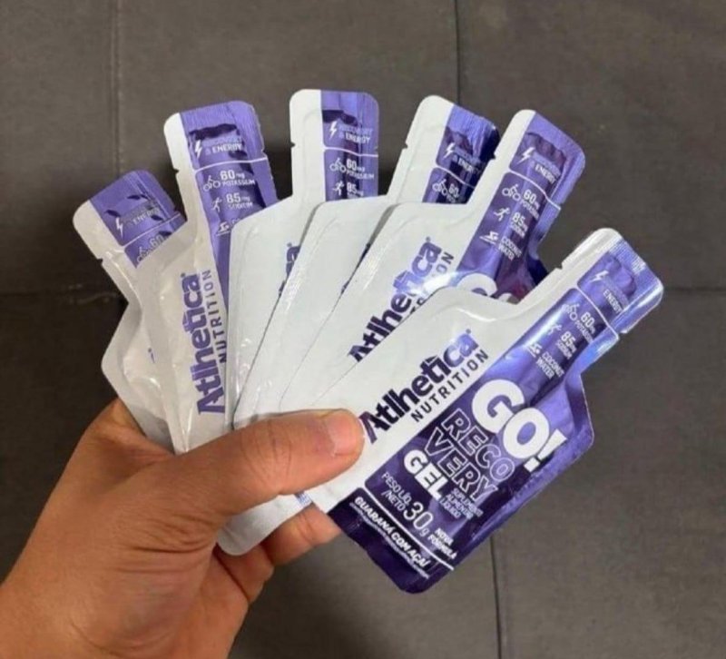Go Energy Gel (10 Sachês) - Sabor Guaraná e Açai, Atlhetica Nutrition