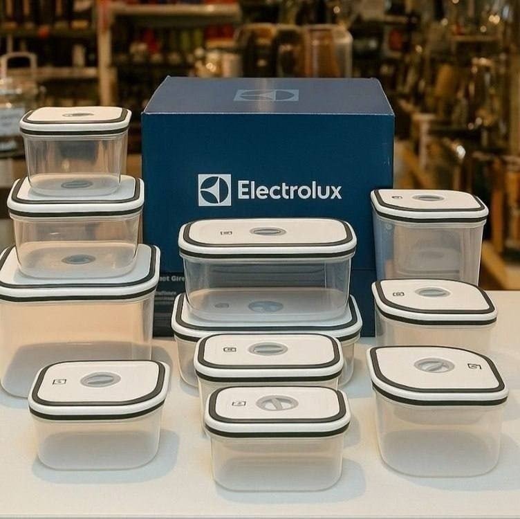 Kit 16 Potes Herméticos Electrolux c/ Tampa