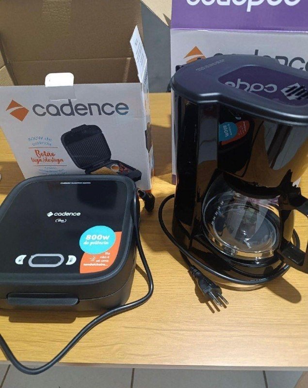 Kit Click Cadence - Sanduicheira e Cafeteira Desperta - 127V