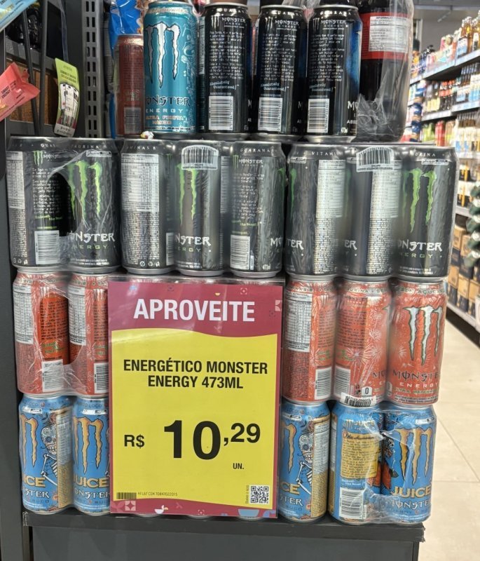 Pack 6 un. Monster Zero 473ml