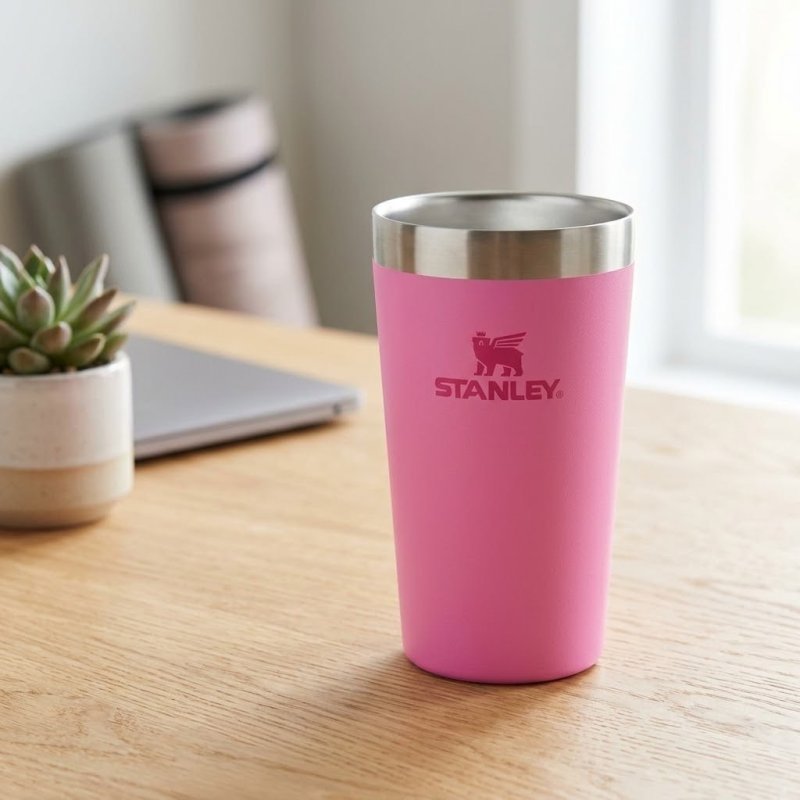 Stanley - Copo Térmico Texturizado para Cerveja, 354ml, para Bebidas Quentes ou Frias, Popsicle Pink