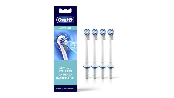 4 un. Oral-B Bicos Aquafloss para WaterFlosser + Frete Grátis