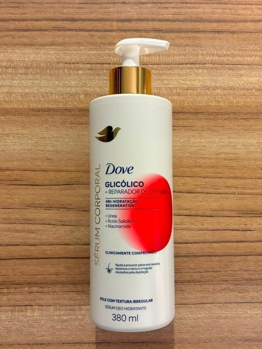 Dove Hidratante Sérum Corporal Glicólico + Reparador de Textura 380ml + Frete Grátis