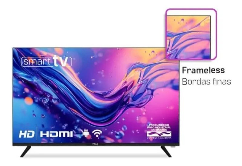 Smart Tv Hq 32 Hd Android 12 Design Slim Hqs32nkhm
