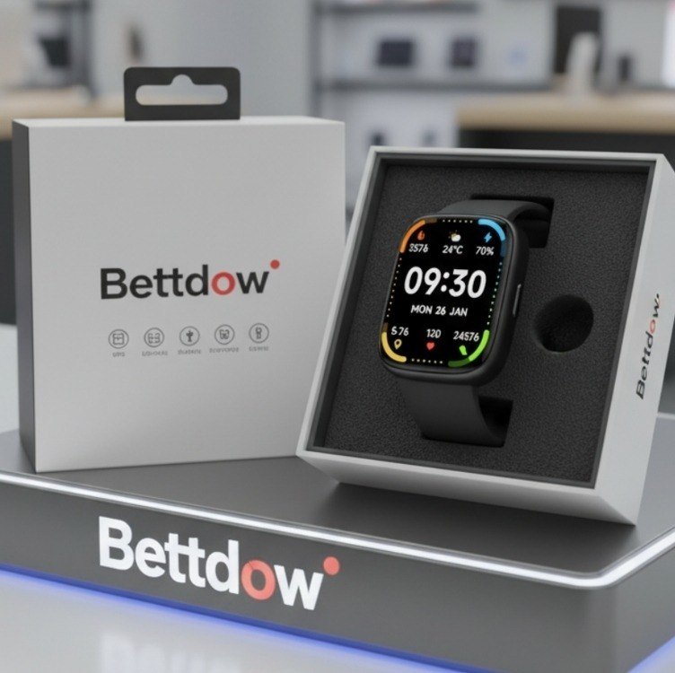 Bettdow SmartWatch, relógio smartwatch com Ecrã tátil e Alexa