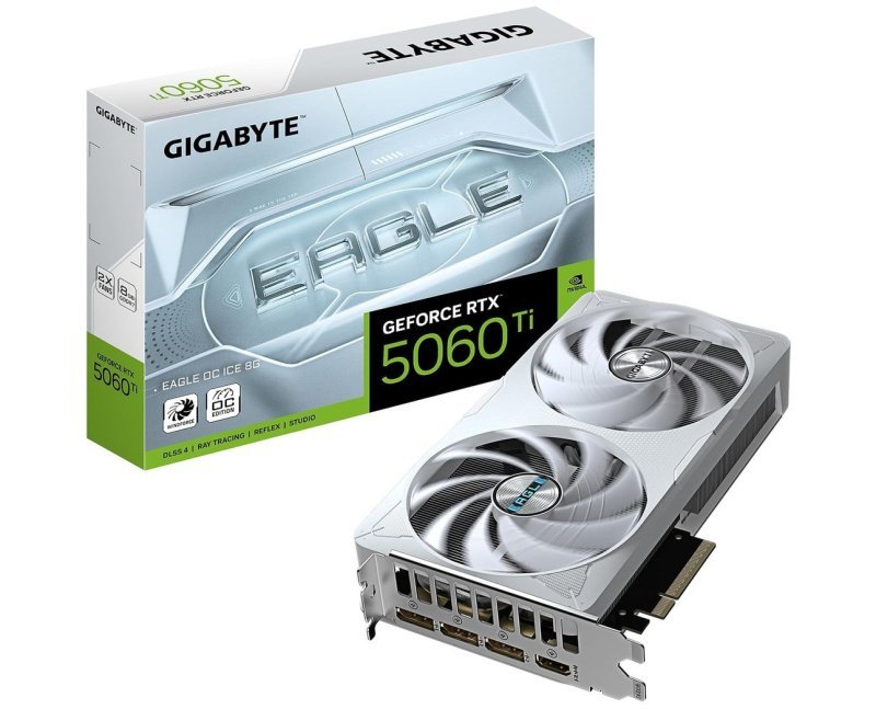 Placa de vídeo Gigabyte GeForce RTX 5060 Ti de 8GB