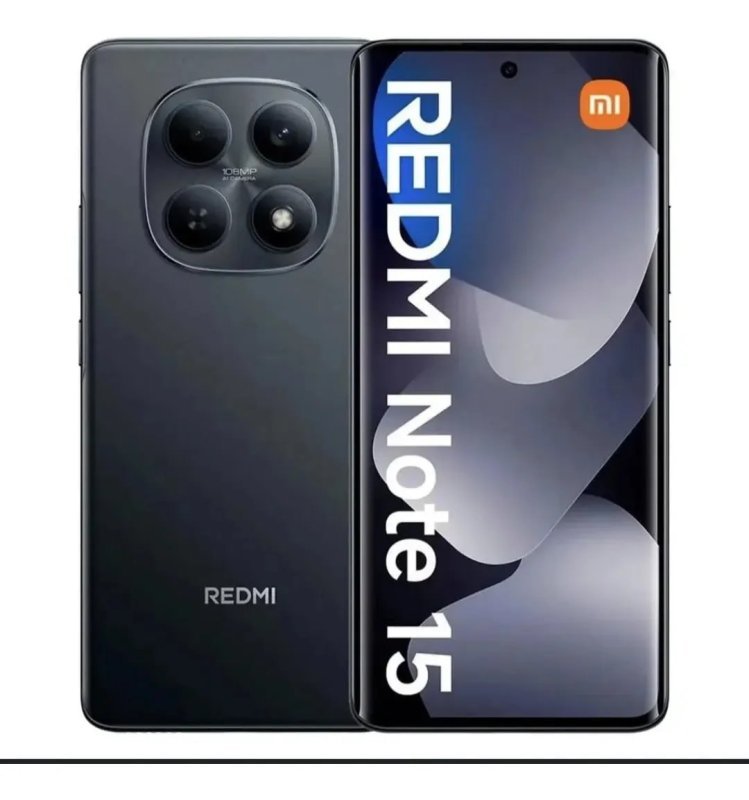 Xiaomi Redmi Note 15 256GB 8GB RAM - Tela AMOLED - Preto